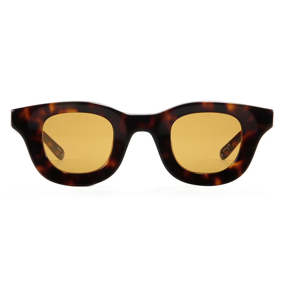 Rhud – lunettes de soleil en acétate pour femmes et hommes, nuances rondes surdimensionnées, Style H