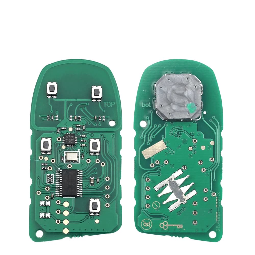 KEYYOU Remplacement Clé à distance intelligente à 5 boutons M3N 40821302   Fob 433MHz pour Jeep Gran