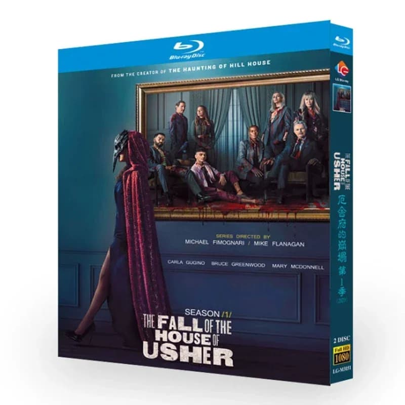 La chute de la maison d'Usher daca (2023) daca Blu-ray Disc