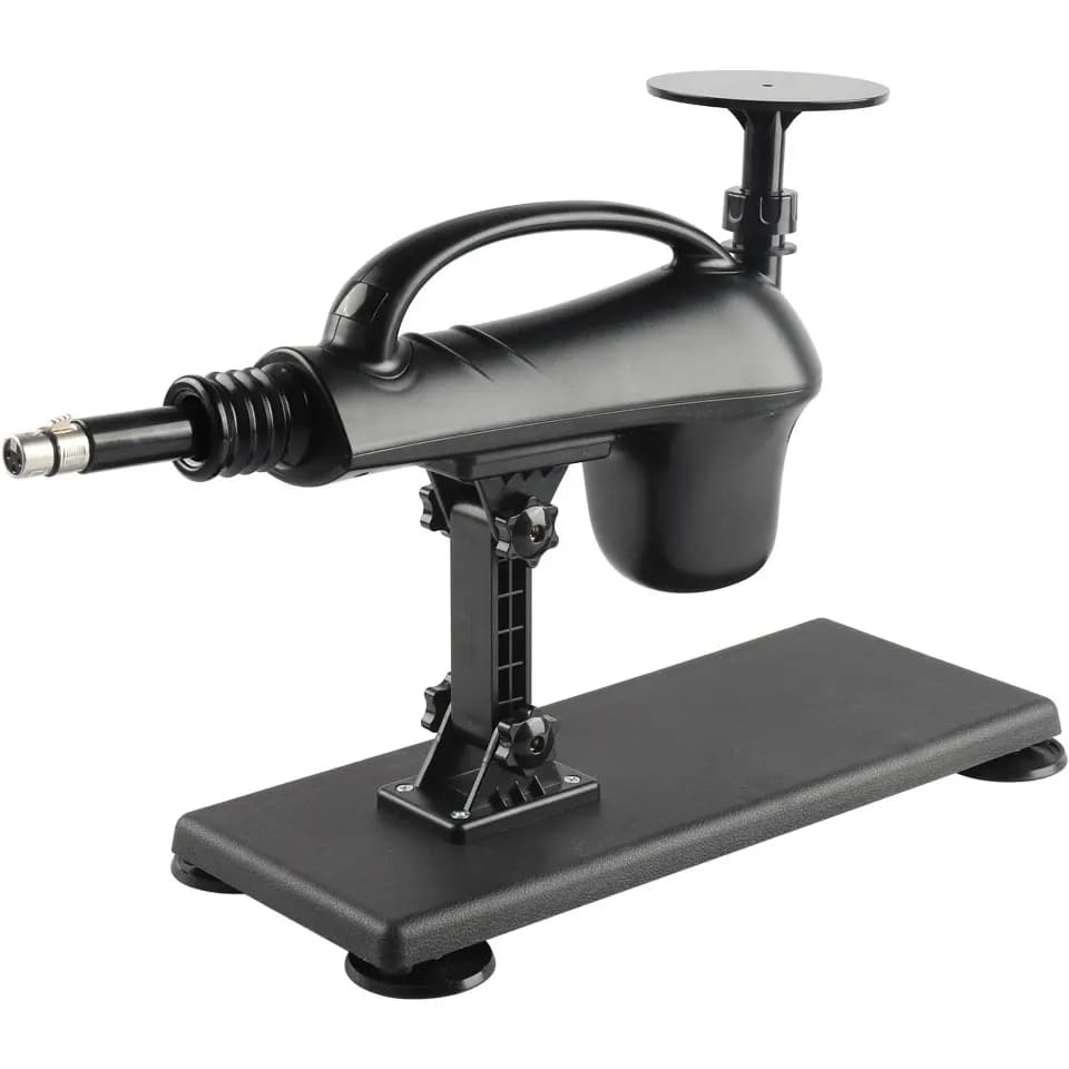 Fredoch Mini Machine sexuelle automatique avec accessoires de gode noir pour hommes et femmes jouets