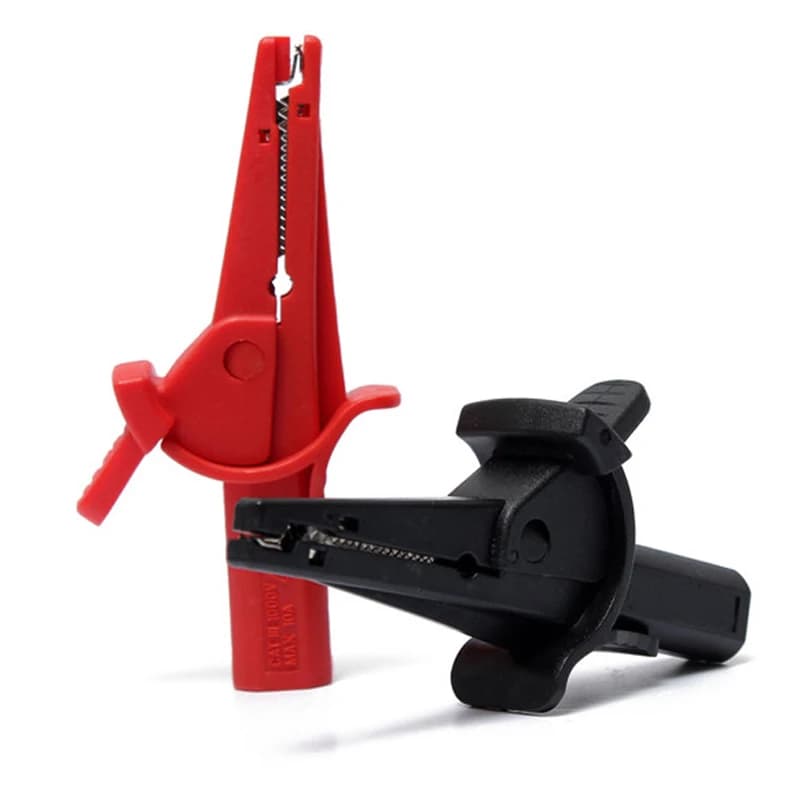 Multimètre à sonde Crocodile 1000V/10A, fiche banane 4Mm, grand Clip