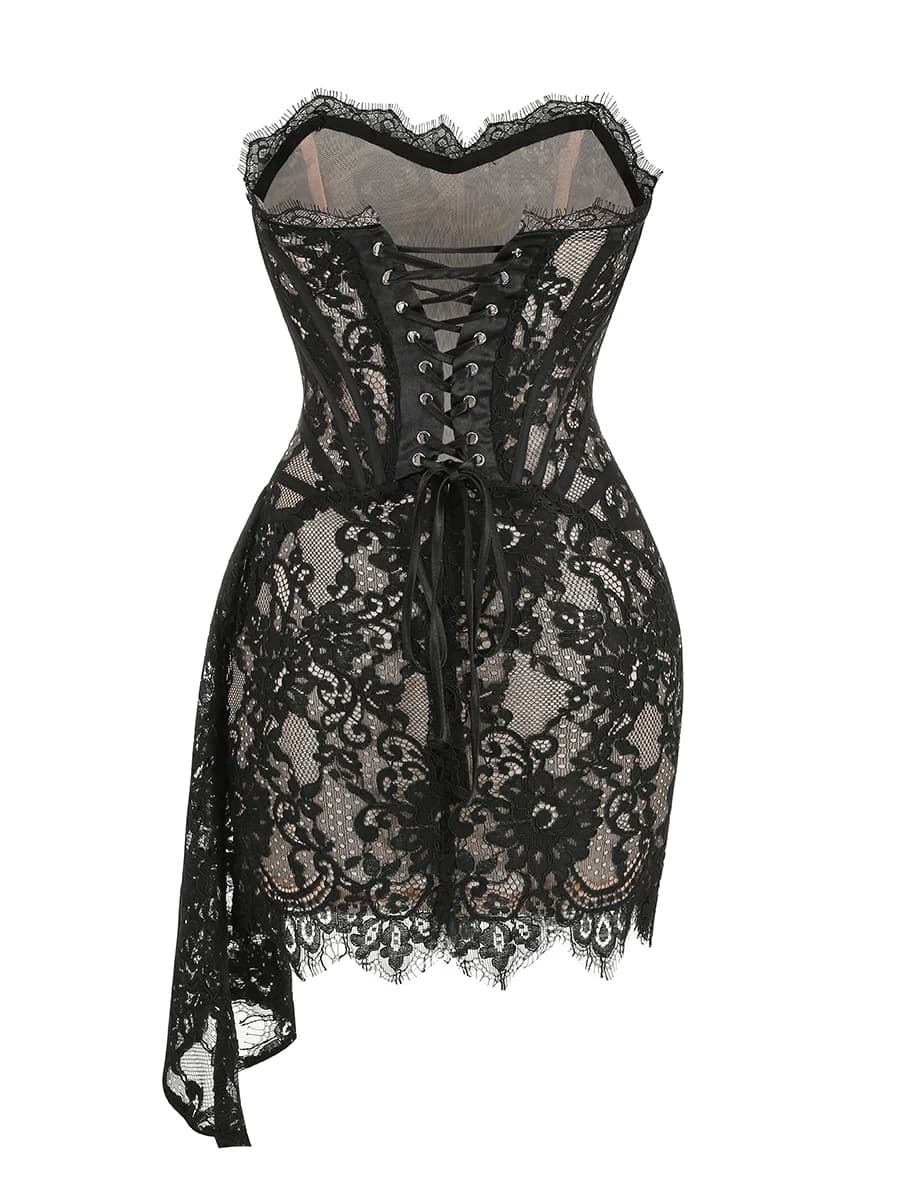 VC robe de noël pour femmes dentelle rouge Sexy bretelles sans manches mince dîner robe courte avec 