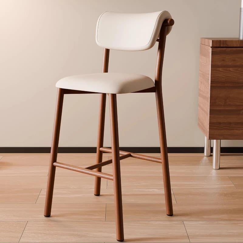 Tabourets de Bar commerciaux modernes, chaises d'îlot de cuisine minimalistes avec dossier, tabouret
