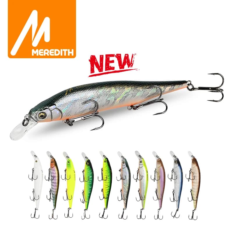 MEREDITH ITO SHINER-115SP système de poids en tungstène leurres de pêche supérieurs vairon Wobbler q