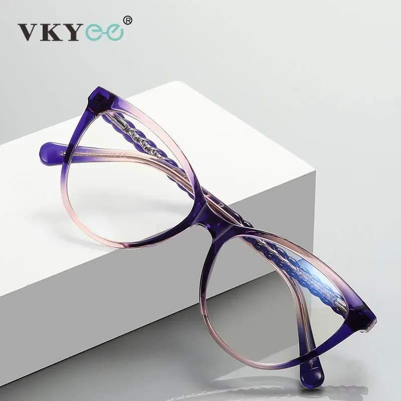VICKY nouveau œil de chat lecture Prescription lunettes femmes coloré lunettes myopes hypermétropie 