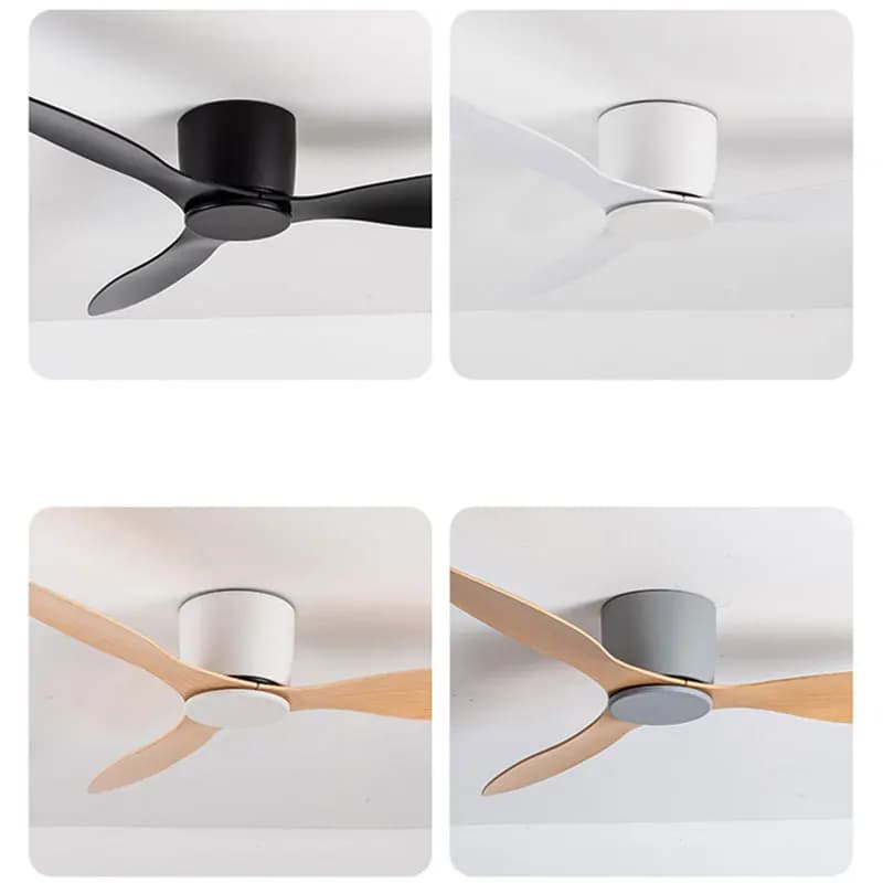42 52 pouces ventilateurs de plafond sans lumière moteur à courant continu télécommande ventilateurs