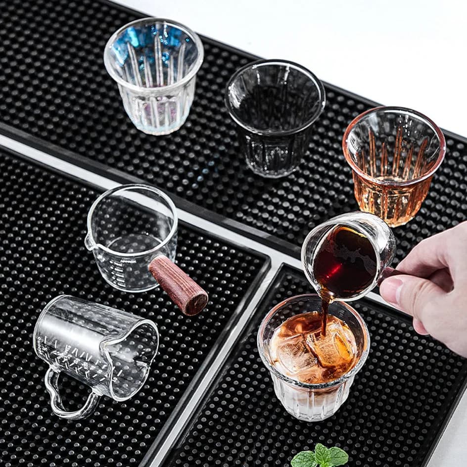 Tapis de Bar en caoutchouc antidérapant en PVC, pour café, tasse de maison, imperméable, résistant à