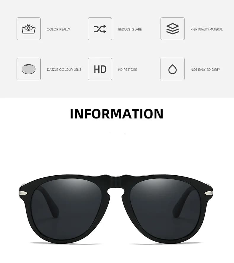 HouseCraig-Lunettes de soleil pilotes polarisées pour hommes et femmes, lunettes de sport, conduite,