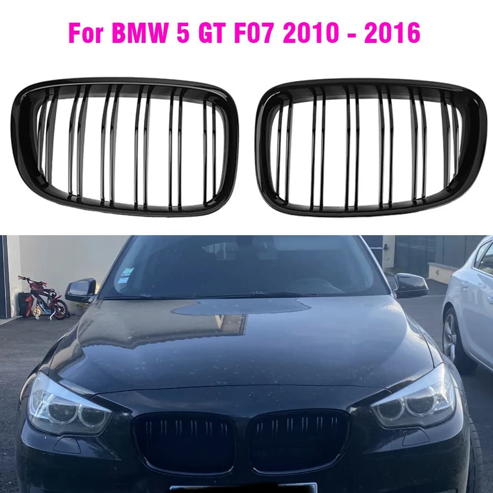 Calandre de pare-chocs avant de voiture adaptée à la BMW série 5 GT F07 2010 2011 2012 2013 2014 201
