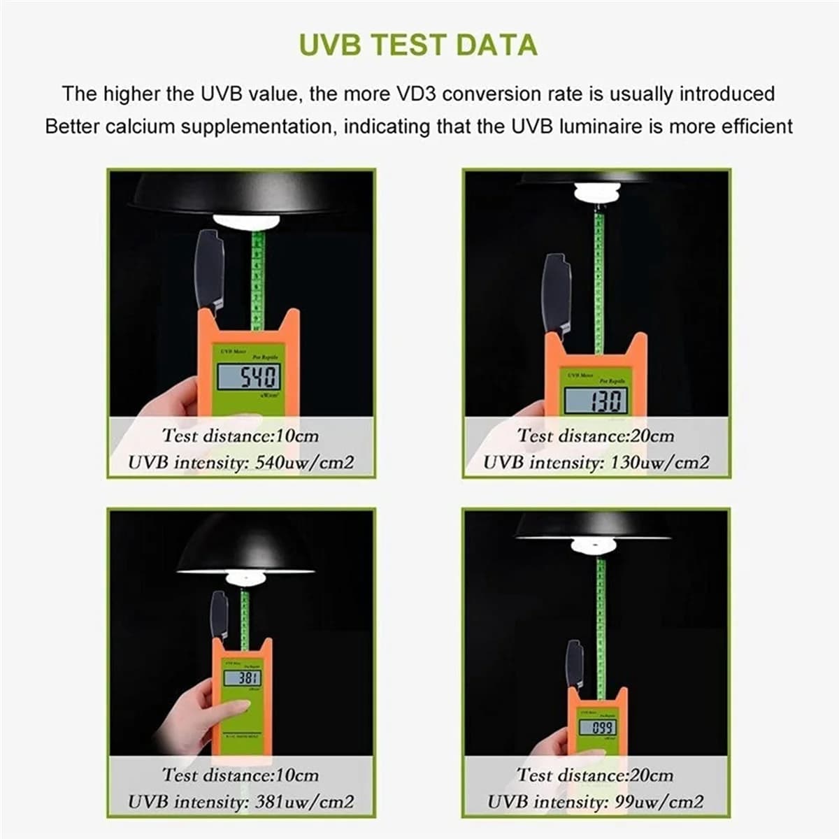 ABUBB UVB mètre testeur UVB détecteur UVB de haute précision Instrument de Test UVB pour Reptile