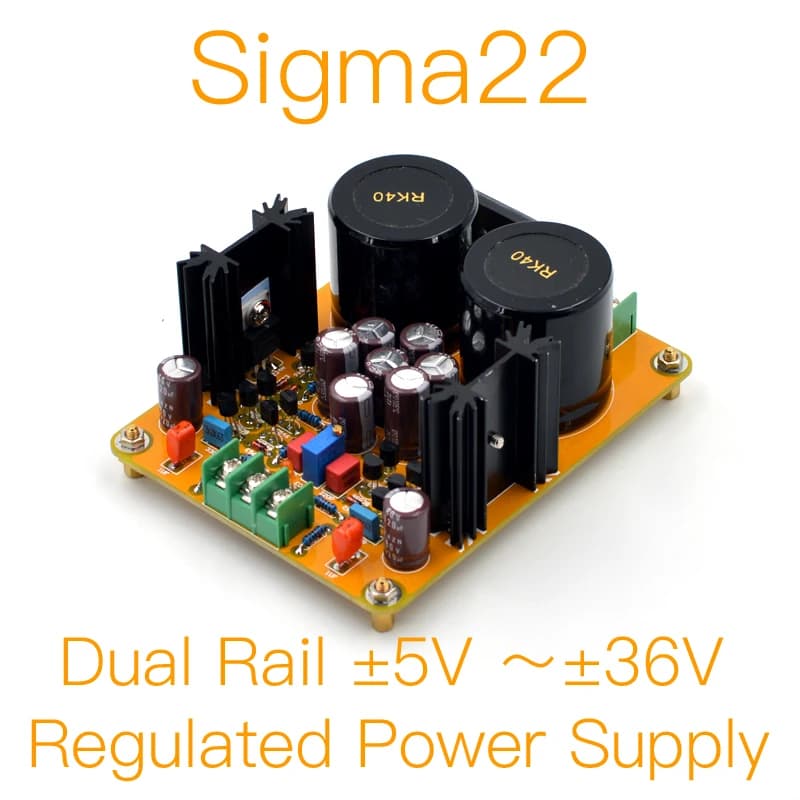 MOFI-Sigma22 Alimentation régulée entièrement discrète (double rail ± 5 V  ~ ± 36 V) KIT de bricolag