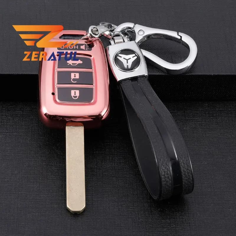 Coque de protection en TPU pour porte-clés, 4 boutons, pour Honda Accord CIVIC CRV Jazz HR-V HRV 201