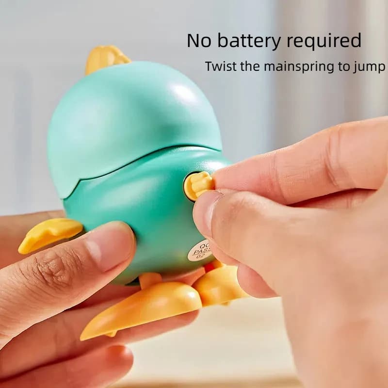 Jouet rampant mécanique pour reptiles, poussin coloré drôle, balançoire Rocky, jouet à remonter