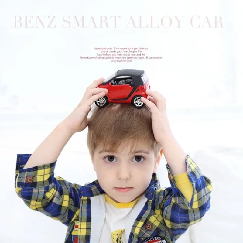 Ornement de style de voiture en alliage, jouet de décoration intérieure pour Benz Smart 451 453 Fort