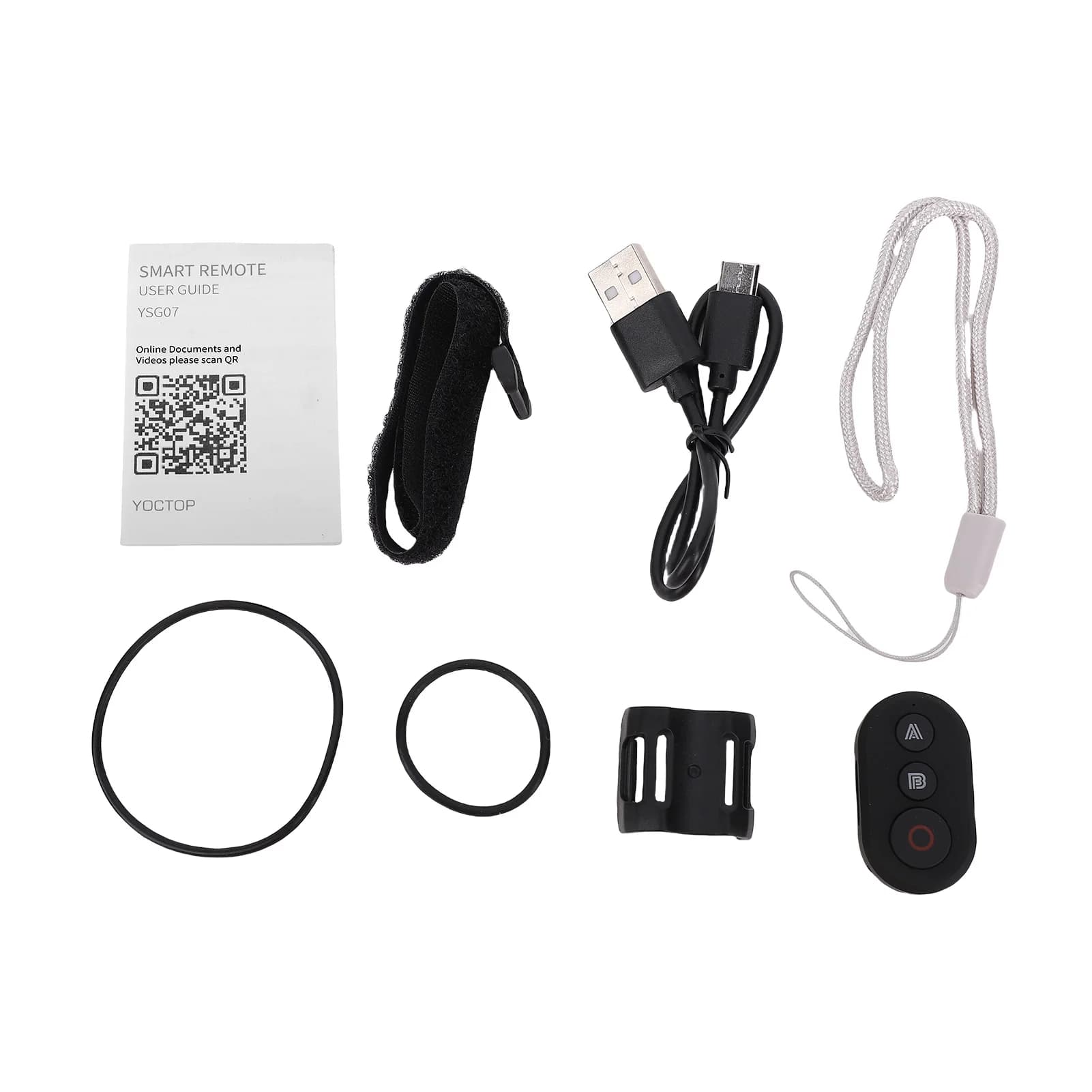 Caméra d'action sans fil 2.4G, Bluetooth, télécommande Rechargeable pour GoPro série 8/9/10/11/12/13