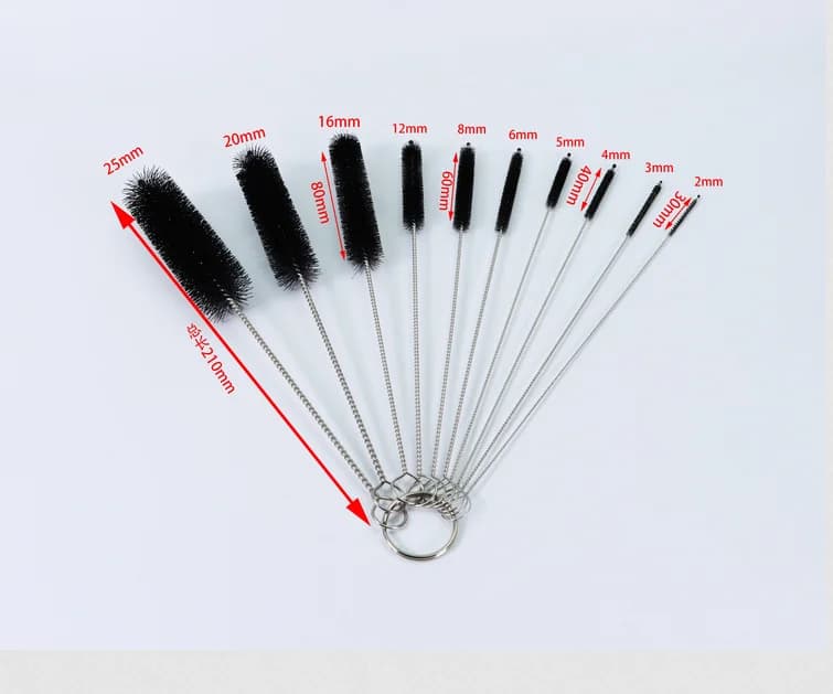 Brosse en Nylon, ensemble d'outils multifonctionnels, brosse de pulvérisation, nettoyage de pailles 