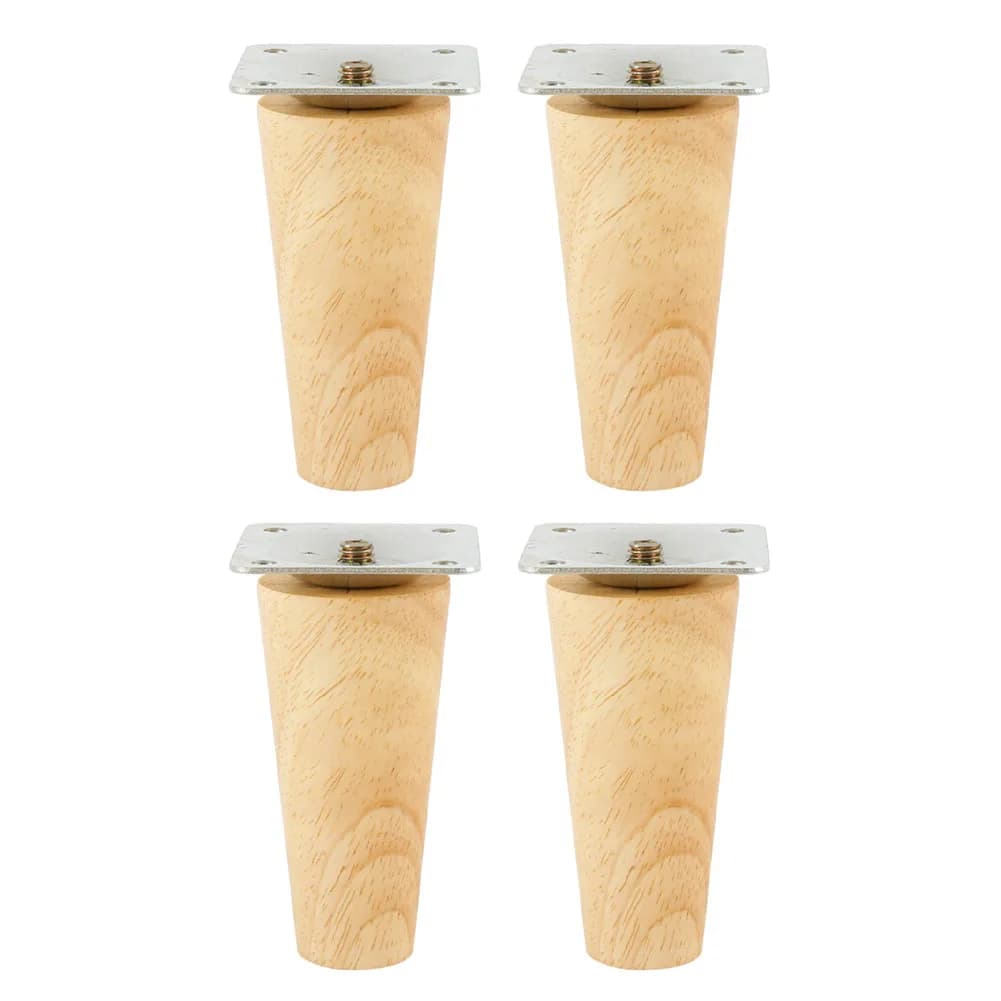 8/10/15cm meubles en bois massif jambe pieds droits canapé-lit armoire Table et chaise pieds de remp