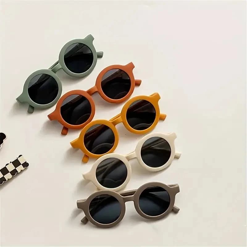 Lunettes de soleil mignonnes pour bébé, lunettes de soleil pour enfants, outil de photographie d'ext
