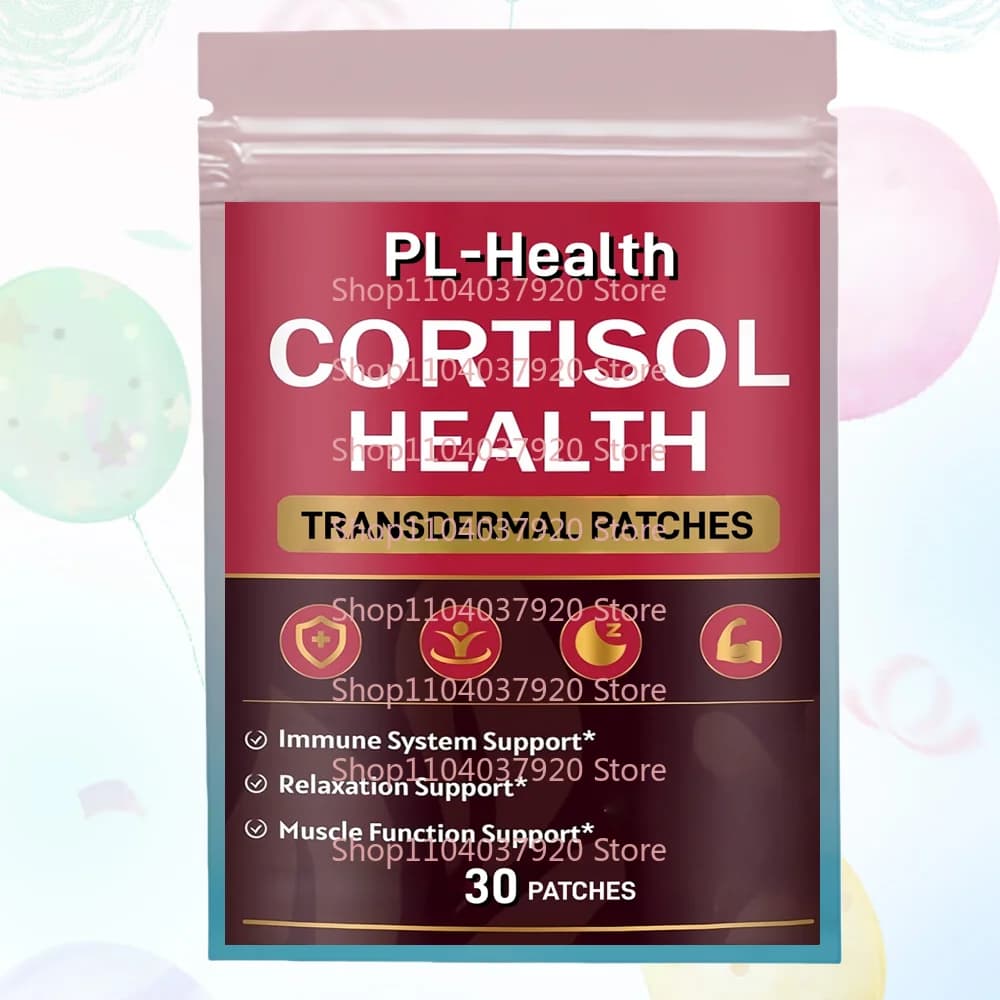 30 Patchs Transdermiques de Cortisol, Soutien à l'Équilibre Hormonal pour Femmes avec Complexe de Ma