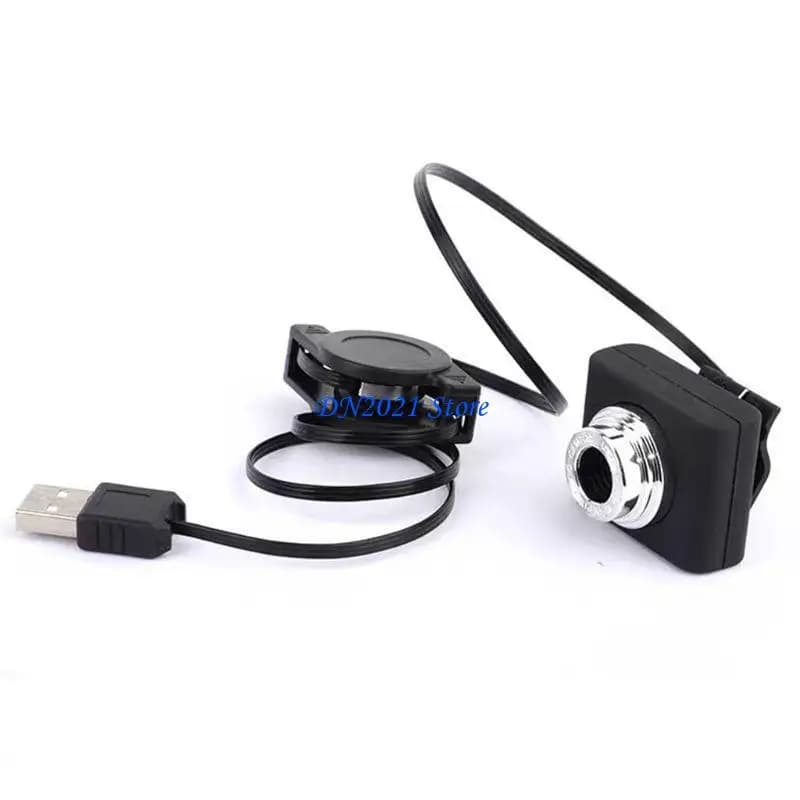 F3KE 8 millions Pixels Mini Webcam pour caméra d'ordinateur Web avec Microphone pour ordinateur port