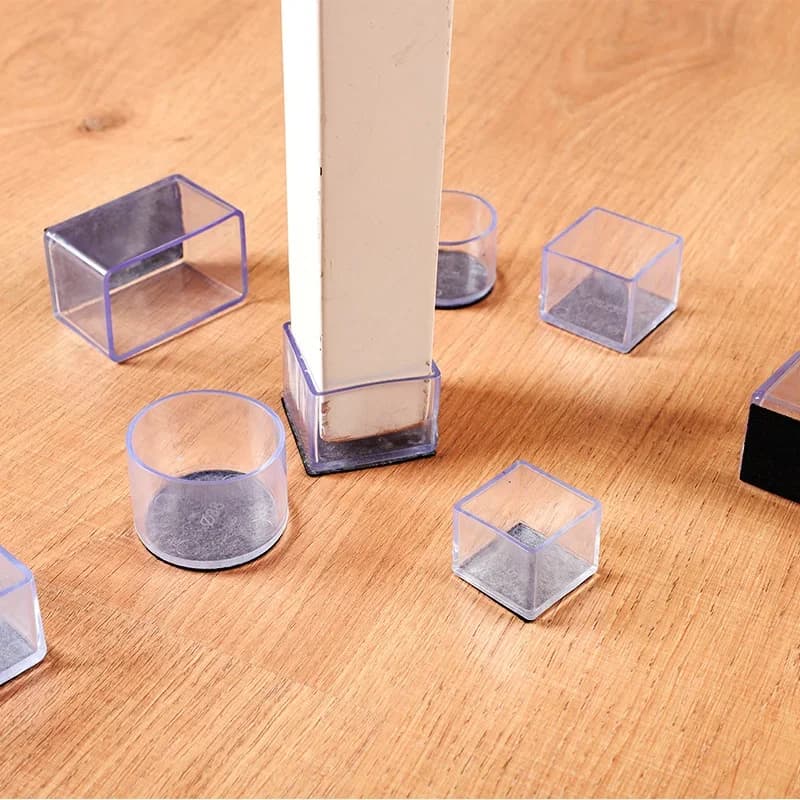 Couvre-pieds de chaise en caoutchouc antidérapants, 8 pièces, coussinets de protection des pieds, co