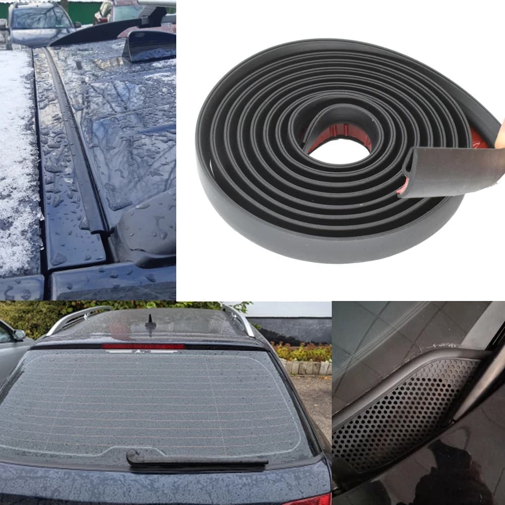 Bande d'étanchéité universelle en caoutchouc pour voiture, 4m, Type H, pour Honda Audi Benz Buick VW