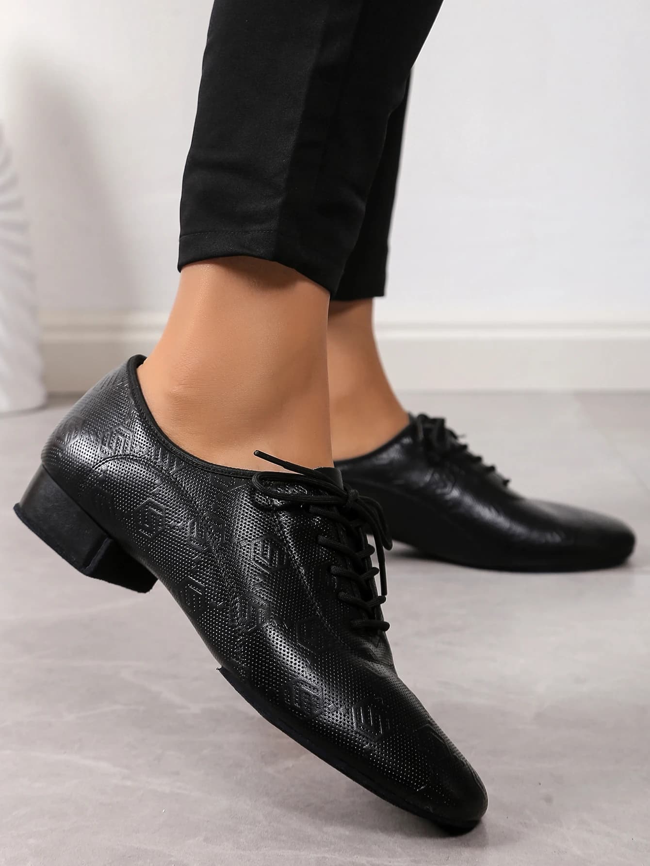 Chaussures de danse pour hommes, chaussures de danse latine pour salle de bal, chaussures d'intérieu