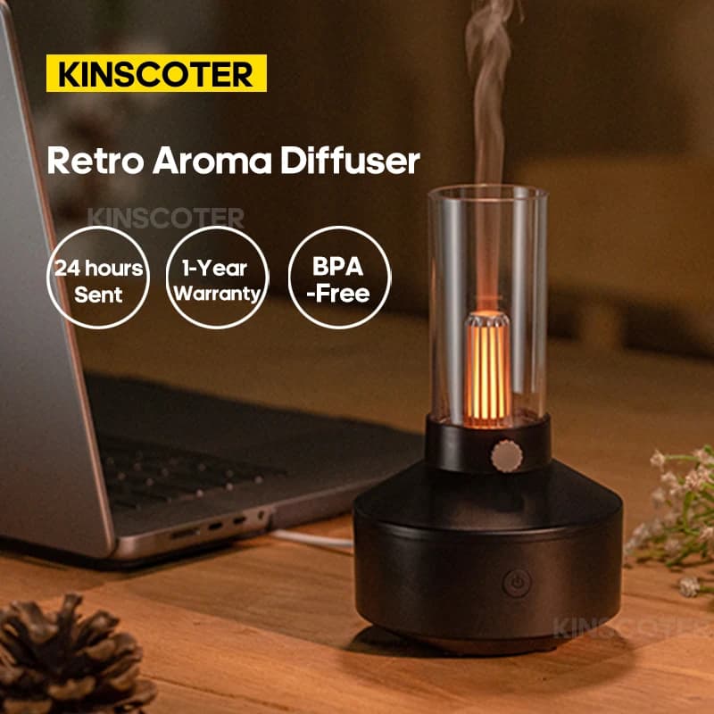 KINSCOTER maison diffuseur d'arôme Portable USB humidificateur d'air huile essentielle veilleuse bru