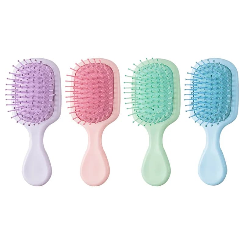 1 pièces mini portable massage mignon dessin animé coussin d'air anti vis brosse à cheveux peigne ou