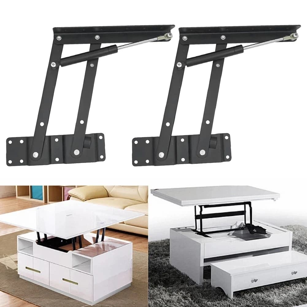 Mécanisme de Table basse en acier robuste, 2 pièces, matériel pratique, cadre de levage supérieur, m