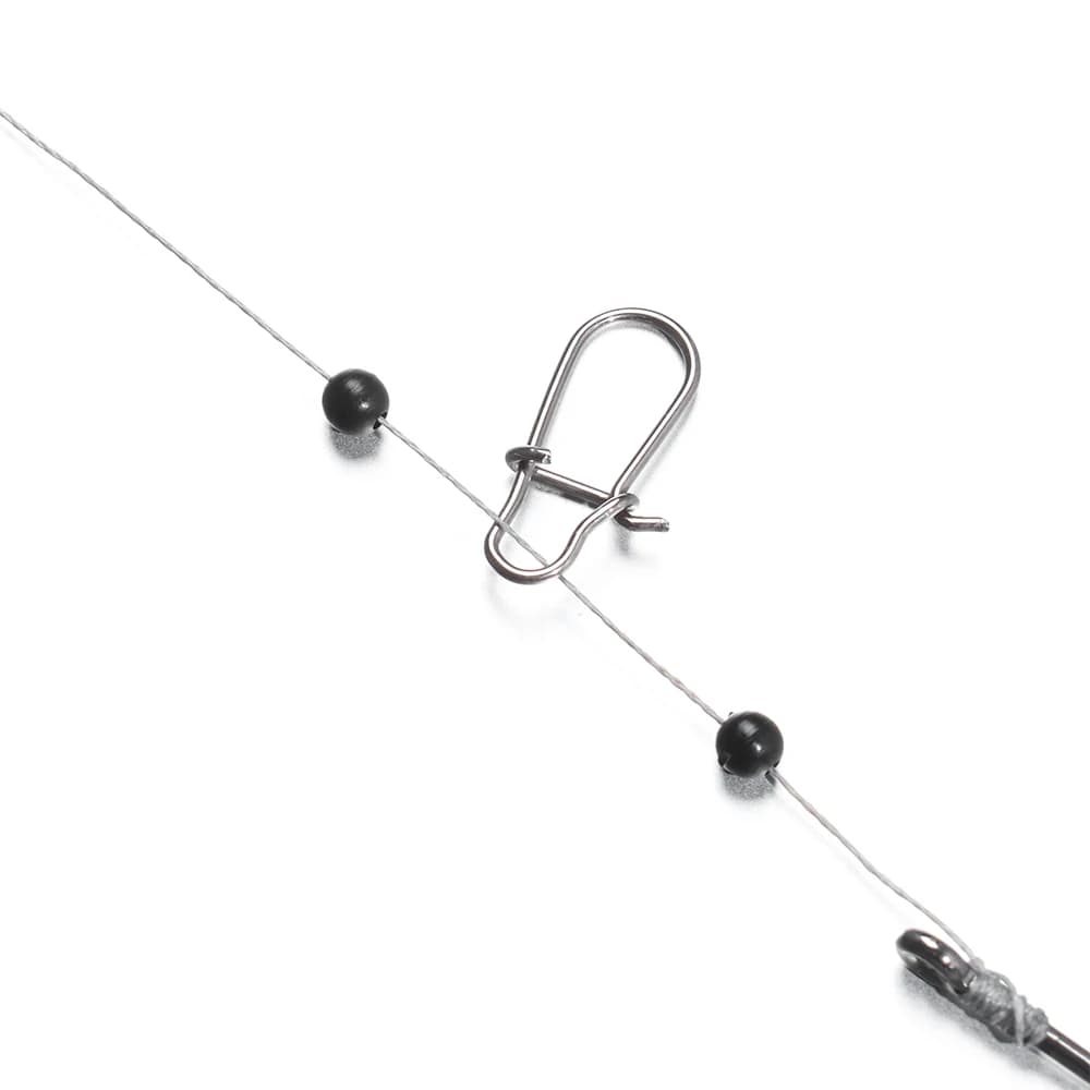 Perles de pêche rondes, souples et dures de 3mm à 12mm, accessoires pour leurres, hameçons, 100 pièc