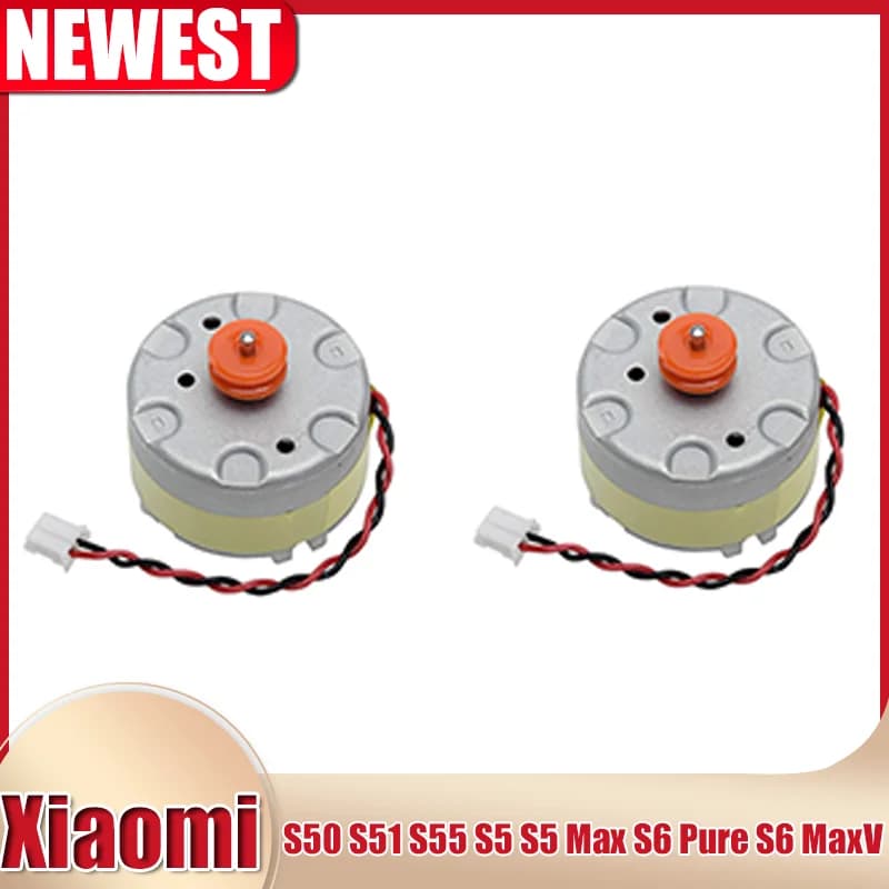 Moteur pour aspirateur Xiaomi Roborock S50 S51 S55 S5 S5 Max S6 Pure S6 MaxV avec poulie Orange, cap