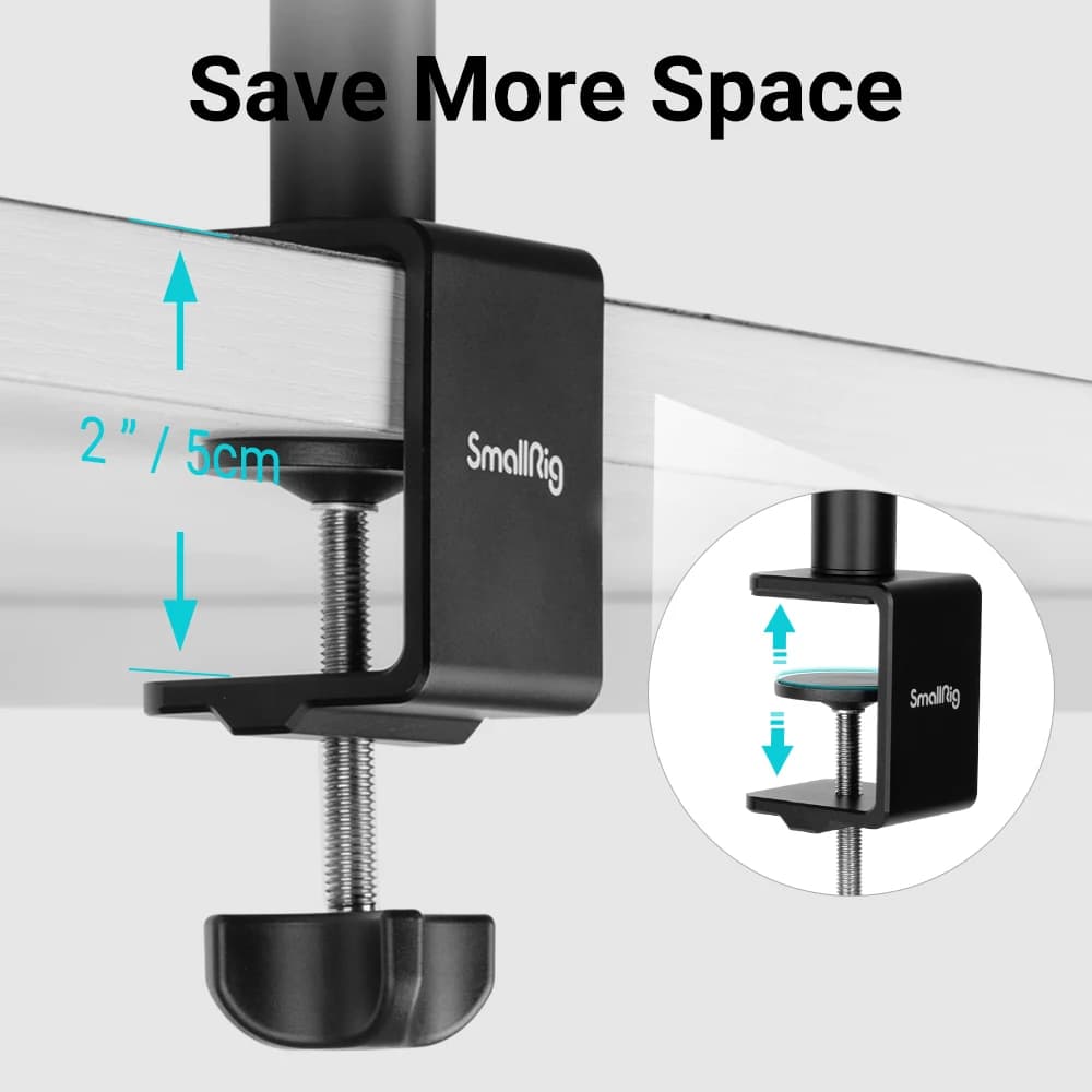 SmallRig – support de bureau Encore DT-30 avec bras de maintien, pour caméra DSL 3992, lumière régla