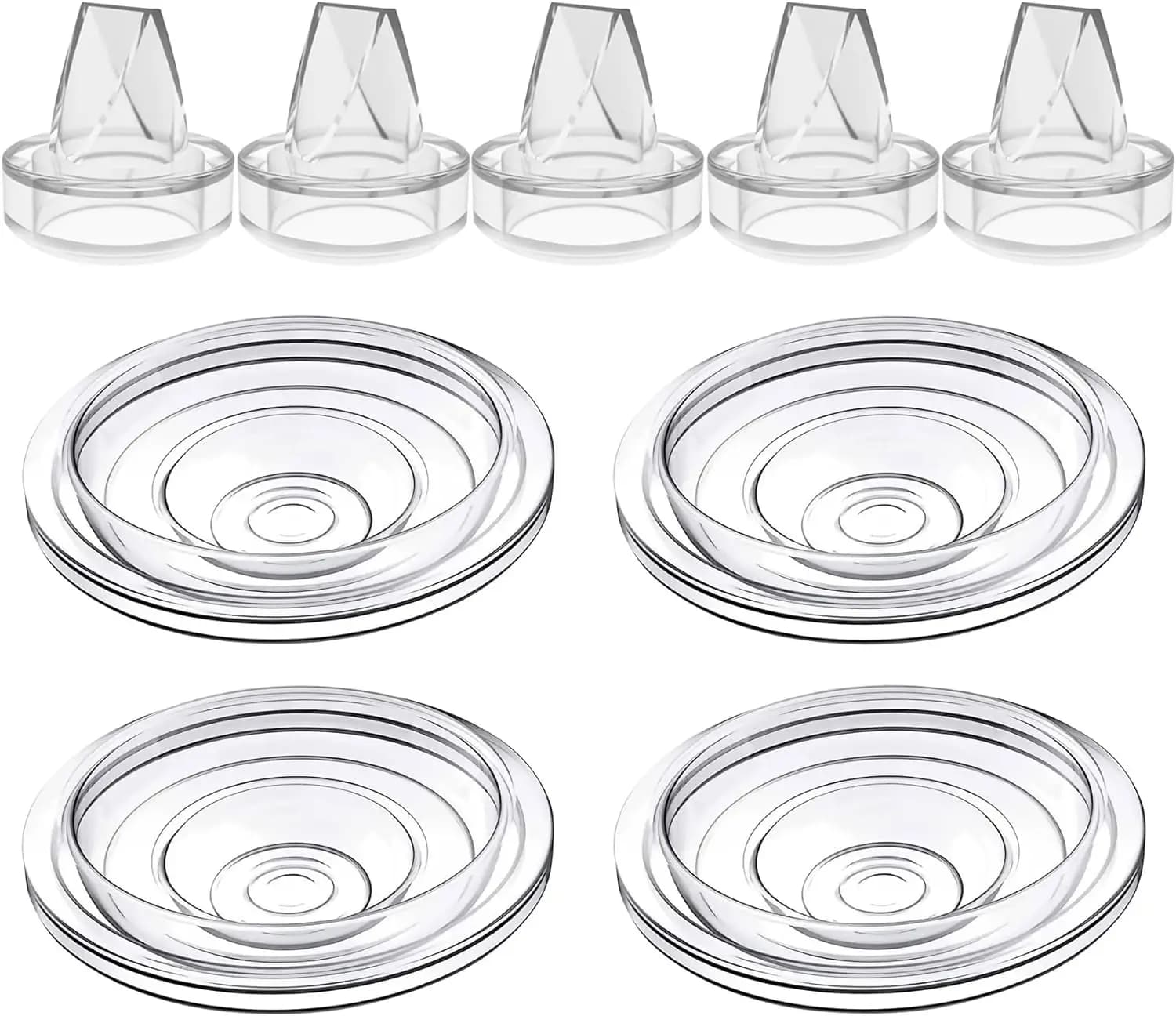 Valve à bec de canard en Silicone et diaphragme en Silicone, Compatible avec les pièces de tire-lait