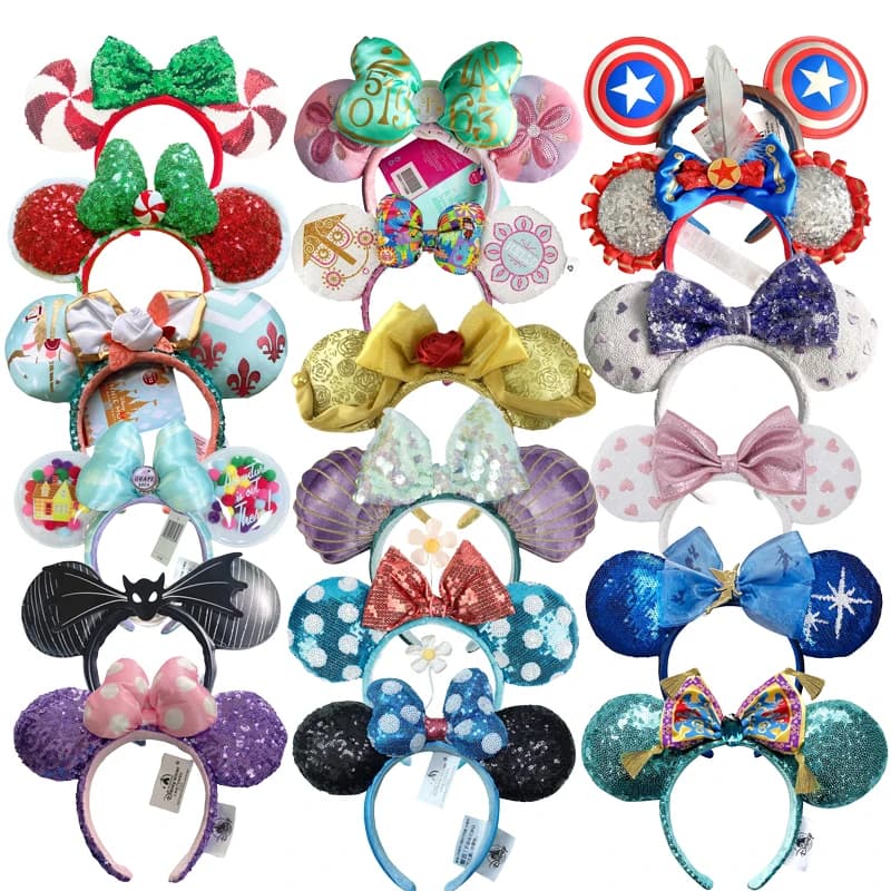 Serre-tête princesse Mickey Mouse pour femmes, serre-tête Disneyland pour adultes/enfants, accessoir