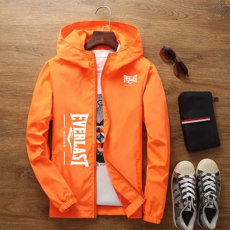 Veste à capuche zippée coupe-vent pour homme 2026 – Tenue décontractée et sportive pour le streetwea