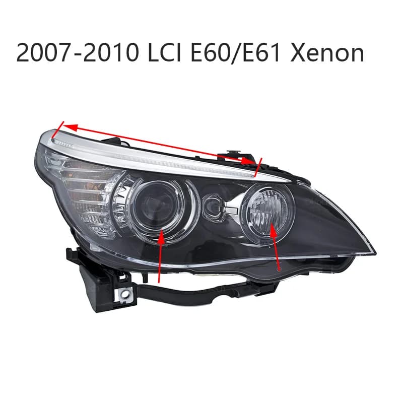 Ampoules de feux de position Angel Eyes pour BMW, lumière blanche H8, sans erreur pour BMW Série 5, 