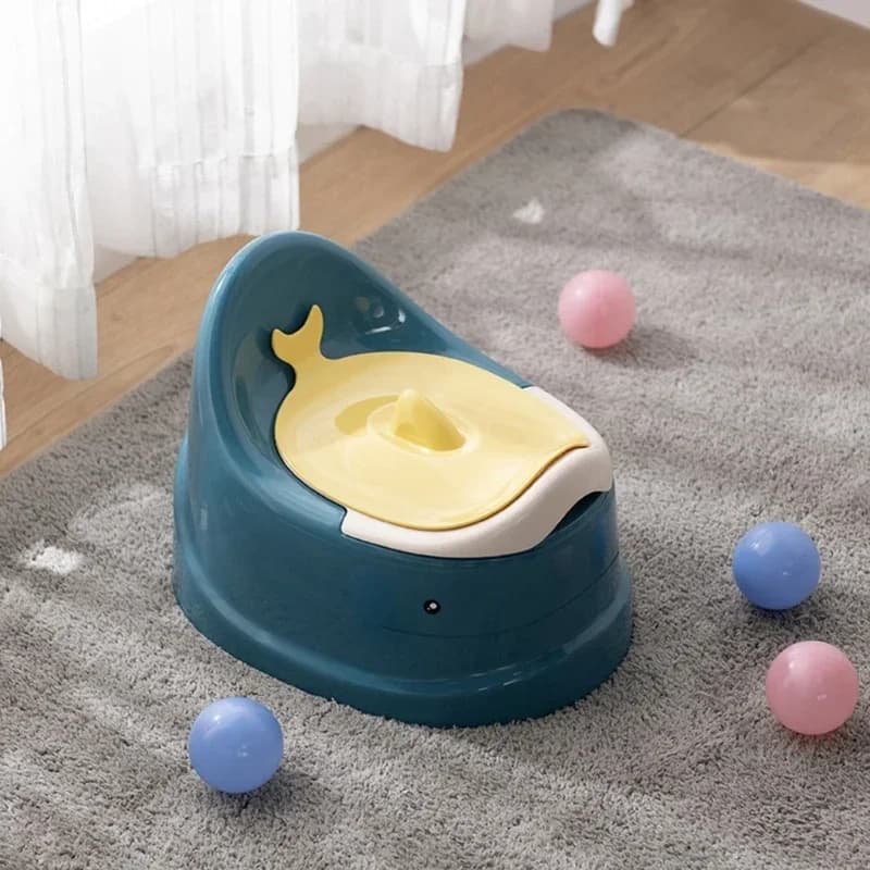 Pot Antidérapant de Forme Ovale pour Bébé, Toilette d'Entraînement Portable pour Voyage, Stable et S