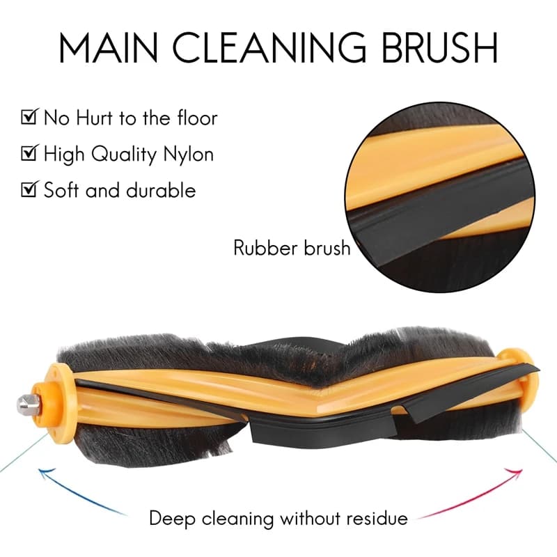 Kit de couvercle de brosse principale pour aspirateur Ecovacs Deebot Ozmo 900 DN5G, pièces de rechan