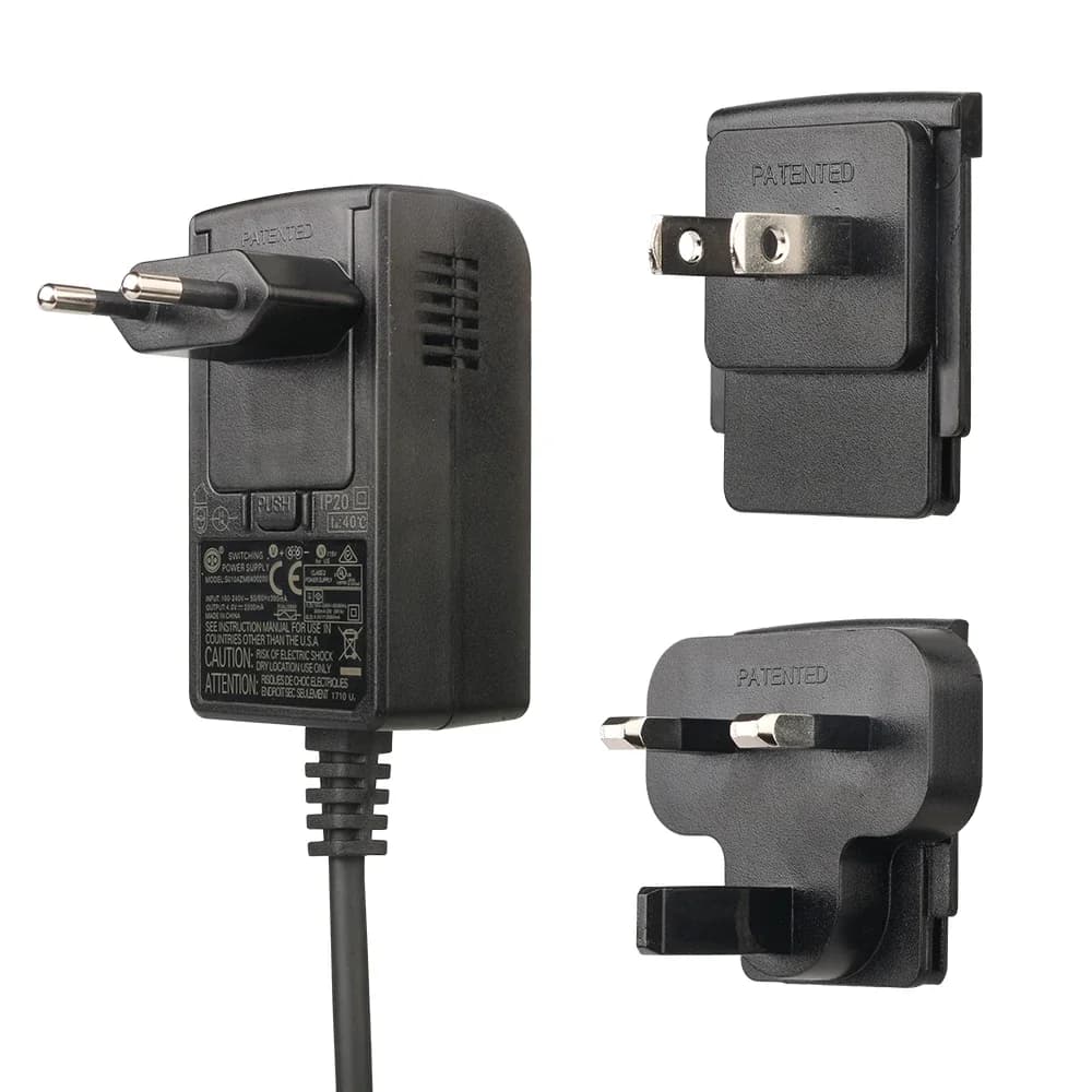 Adaptateur d'alimentation pour tondeuse à cheveux pour hommes, chargeur rapide, prise européenne et 
