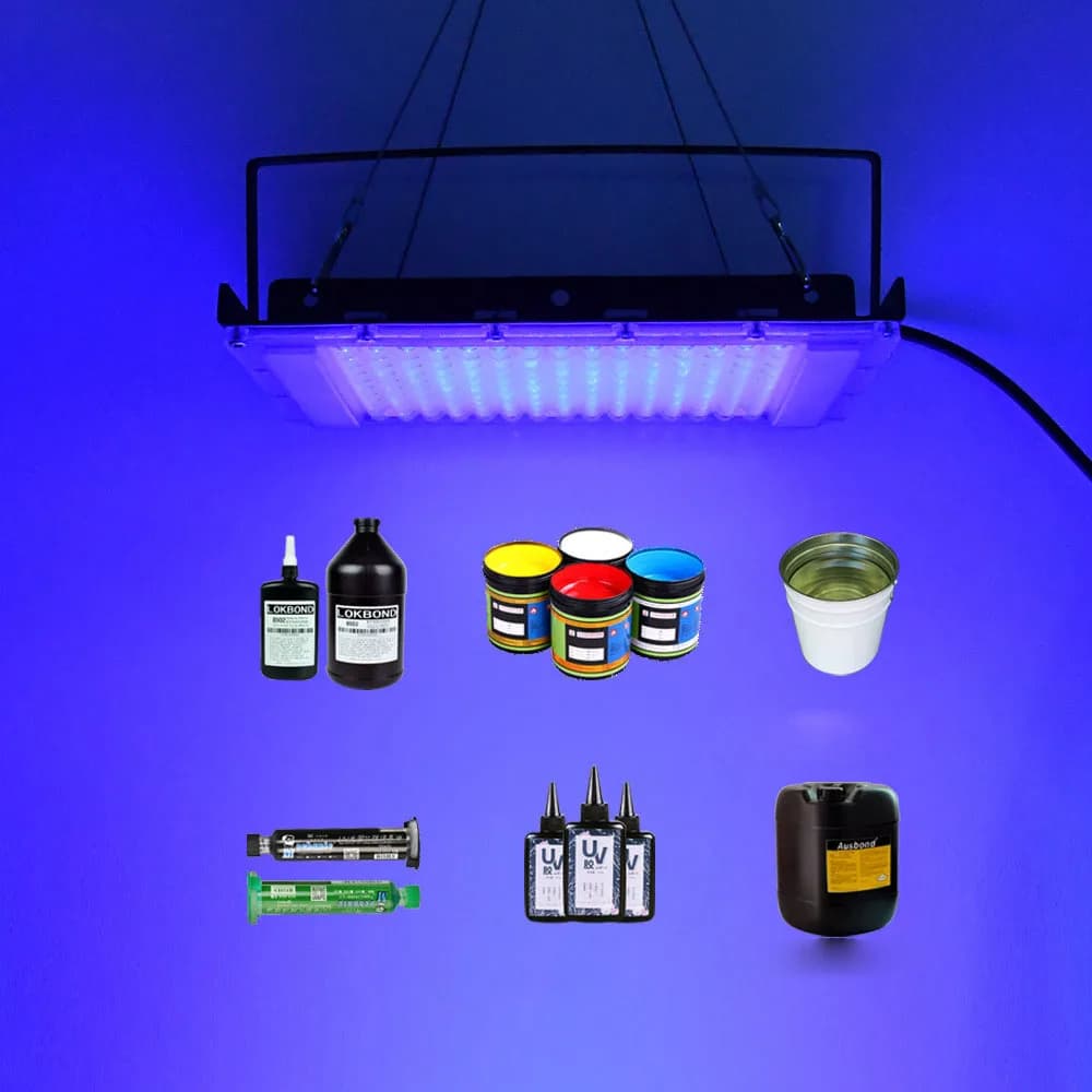 Led 100W 300W lumière violette 365nm lampe à polymérisation UV 395nm lampe de détection fluorescente