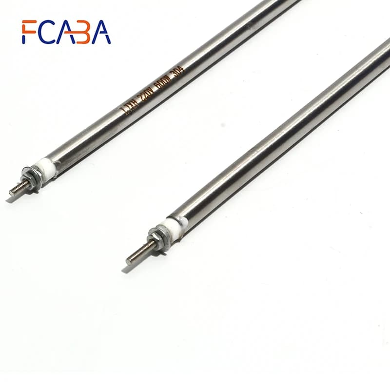 FCABA élément chauffant électrique résistance de chauffage d'air tubulaire 220V 300W/500W/600W/800W/