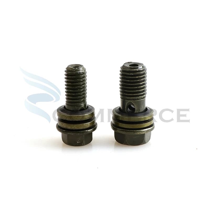 M8/M10x1.25 maître-cylindre de frein tuyau d'huile vis Banjo boulon moto Tube universel vis boulons 
