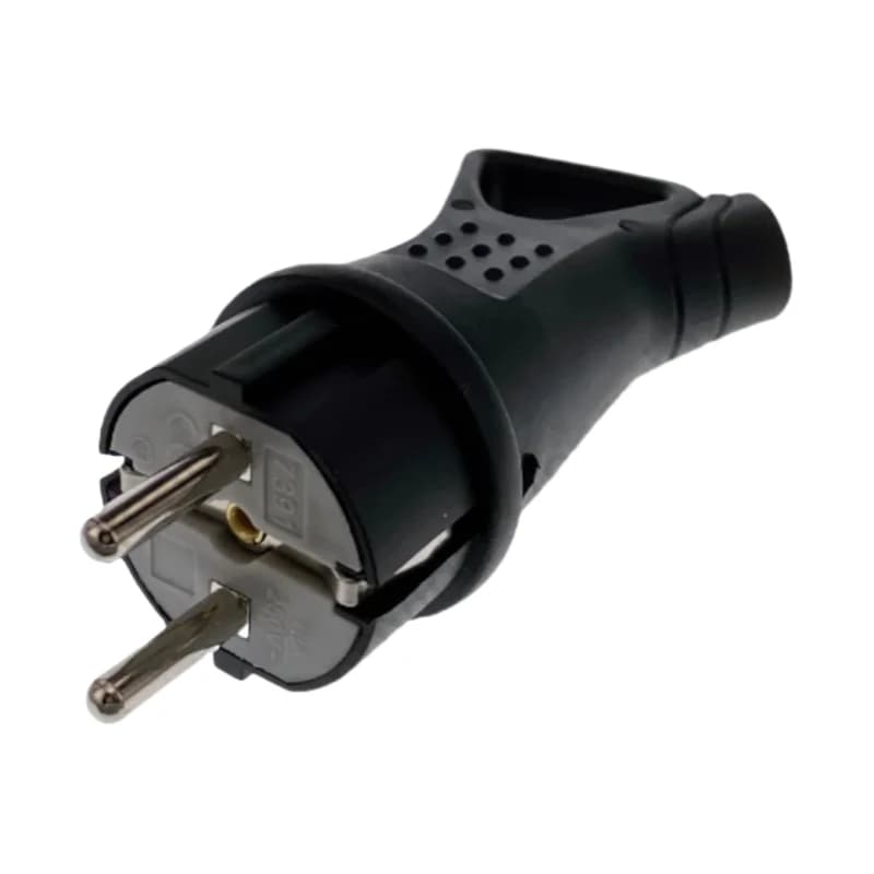 Prise haute Poer en caoutchouc, connecteur électrique étanche à la terre ue 16A 250V, prise industri
