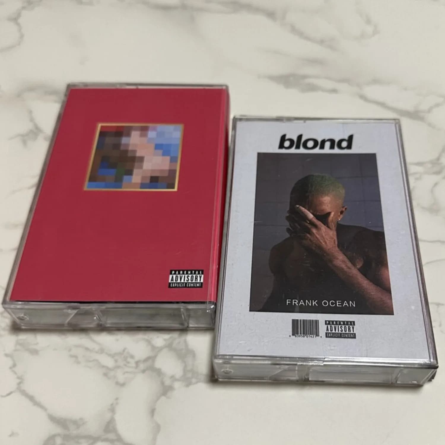 Frank Ocean Blonde & Channel Orange – Cassette audio R&B alternative – Son analogique rétro – Objet 