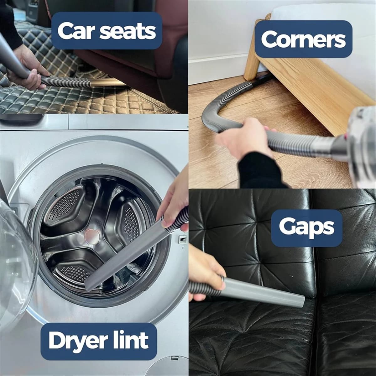 Kit de nettoyage d'évent de sèche-linge, accessoire de rêve de tuyau pour aspirateur sans fil Dyson 