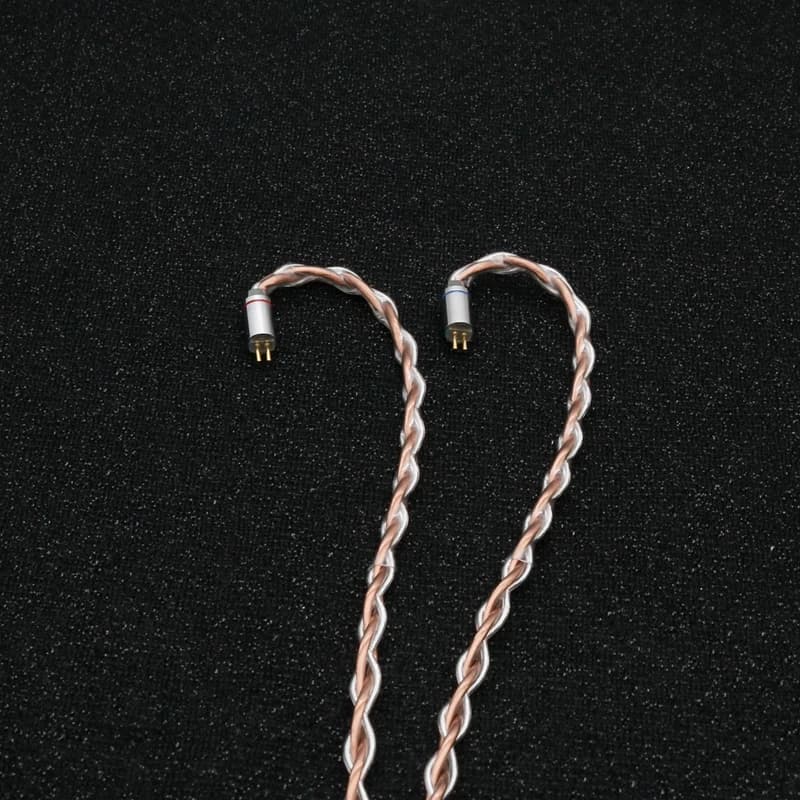 XINHS H18 8 noyaux argent pur et cuivre monocristallin tresse mixte câble de mise à niveau pour casq