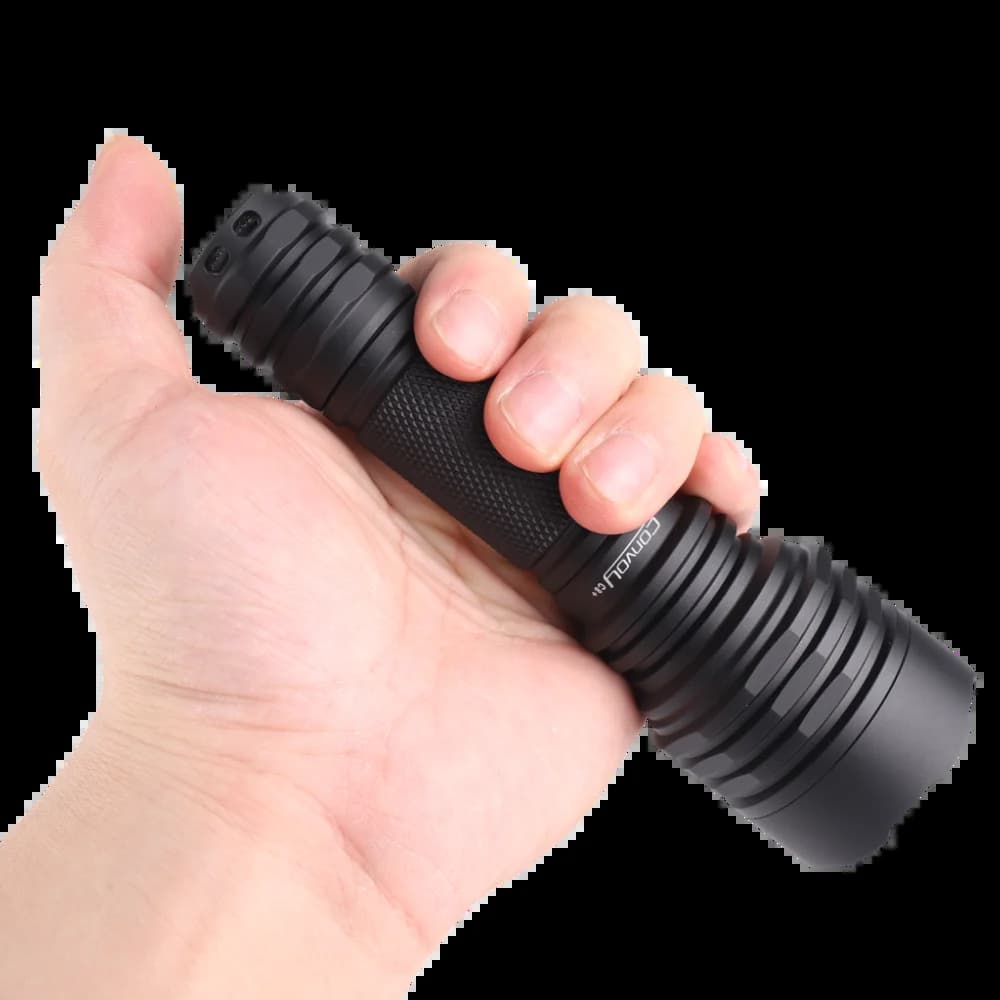 Convoi C8 Plus lampe de poche avec SST20 7135*8 lampe de poche LED 18650 torche 12 groupes Portable 