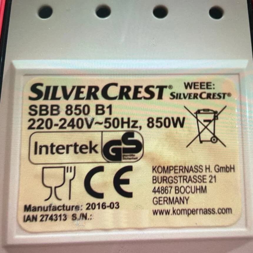 Ceinture de remplacement pour Machine à pain Silvercrest-SBB 850 B1/SBB850B1/SBB850-B1, 2 pièces, no