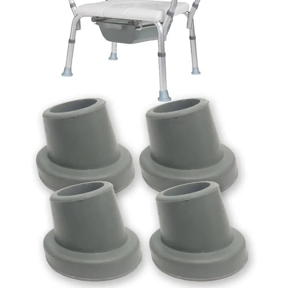 Embouts en caoutchouc coordonnants pour chaise de bain, chaise de douche universelle durable, access
